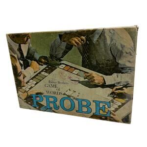 Vintage Probe Game of Words Parker Brothers 1964 Board Game